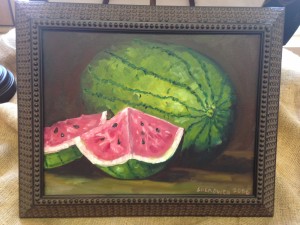 18x14 Summker Watermelon - $150    